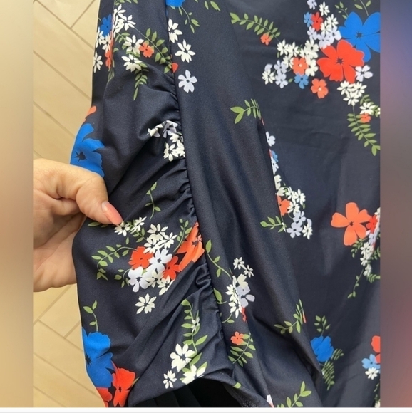 NWT Michael Kors New Navy One Shoulder Underwire One Piece Swimsuit 22W * - Picture 10 of 14